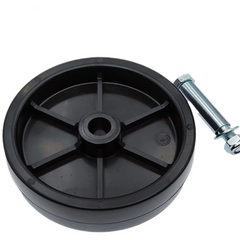 6" 150MM Heavy Duty 500KG 1100LB Solid Rubber Wheel for Jockey Wheel Replacement