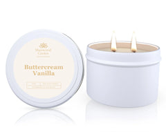 Buttercream Vanilla Soy Candle Tin 165g