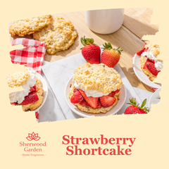 Strawberry Shortcake Soy Candle Tin 165g