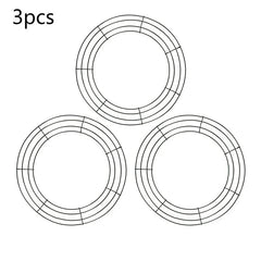 Metal Wreath Round Iron Ring For Christmas