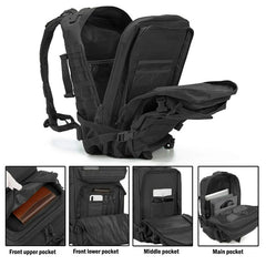 45L Tactical Molle Backpack Military