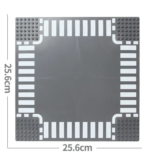 City Road Baseplate Block For Kids Diy Building