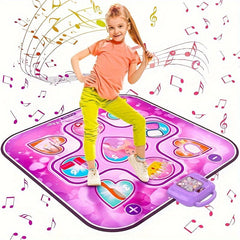 Kids LED Musical Dance Mat with 6 Game Modes