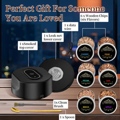 Automatic Electric Whiskey Smoker Gift Set
