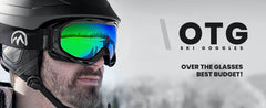 OutdoorMaster OTG Ski Goggles - Over Glasses Ski/Snowboard Goggles for Men, Women & Youth - 100% UV Protection--OM-5