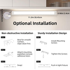 LED Under Cabinet Kitchen Lights for Motion Sensor Light,Dimmable 4000K Under Cupboard Light,Under Counter Light with Automatic Shut Off Timer (Natural White) [Energy Class E]