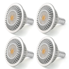 AR70 LED Light Bulb BA15D B15 Base, AC/DC12V Input, 7W 500lm for Home Household Commercial Lighting, 50W Halogen Lamp Replacement(Warm White,4 Pack)