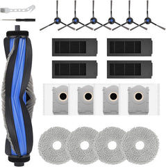19 PCS Accessories for ECOVACS DEEBOT T50 PRO Omni Robot Vacuum Cleaner
