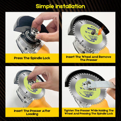 Cordless Angle Grinder 4-1/2 inch for Makita 18V MAX Battery, Grinder Tool, Power Electric Grinders, Brushless Motor for Cutting, Griding, Polishing