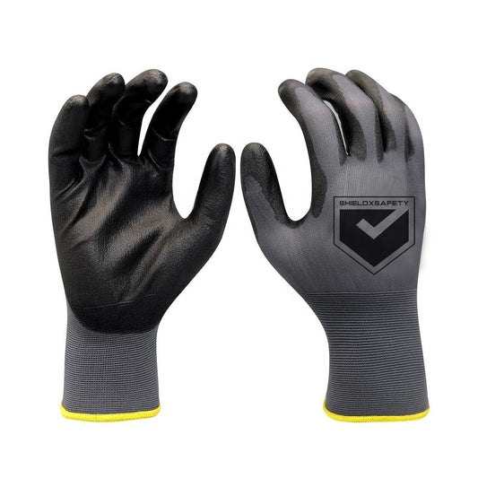 48 Pcs Work Gloves PU Coated General Purpose Hand Protection Garden Mechanic