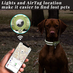 Pet positioning collar-Camo Blue 1Pair2-M-without locator