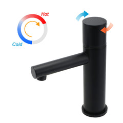 WELS 6L/min Black Standard Basin Mixer Vanity Sink Faucet Bubble Tap Laundry Set