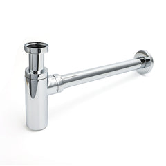 Watermark Adjustable 32mm Wall Bottle Trap Basin Sink Vanity Waste Drain Brass