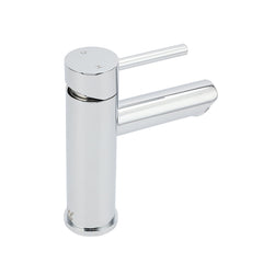 WELS Chrome Short Kitchen Laundry Round Basin Mixer Vanity Sink Faucet Tap Set