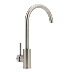 WELS Kitchen Laundry Swivel Sink Mixer Faucet Tap Spout Stainless Steel Brushed