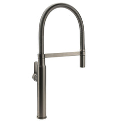 WELS Gun Metal Stainless Steel Pull Out Swivel Kitchen Mixer Sink Tap Spout Faucet