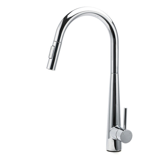 WELS Chrome 360 Swivel Pull Out Kitchen Tap Sink Mixer Faucet Spout 2 Way Outlet
