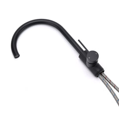 Matt Black Indoor Bathtub Filler Free Standing Mixer Faucet Tap Spout Watermark
