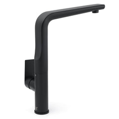 WELS Matte Black Round Kitchen Mixer Sink Tap Swivel Laundry Faucet Spout NEW