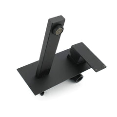 Matt Black Basin Mixer Bathroom Tub Faucet Wall Mount Tap Hot Cold Water Spout
