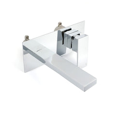 WELS 7.5L/min Basin Mixer Bathroom Vanity Brass Chrome Wall Mounted Spout Outlet