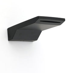Bathroom Matt Black Square Bathtub Waterfall Filler Outlet 1/2" End Wall Spout