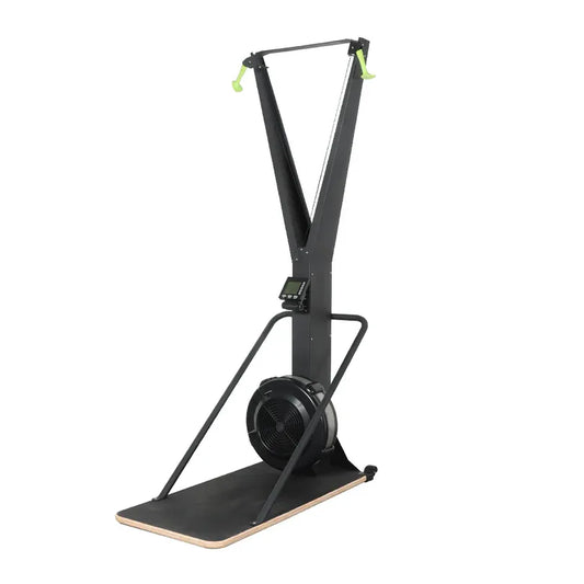 Eeeza Air Resistance Ski Trainer – Vertical Full-Body Cardio Machine with Smart Monitor