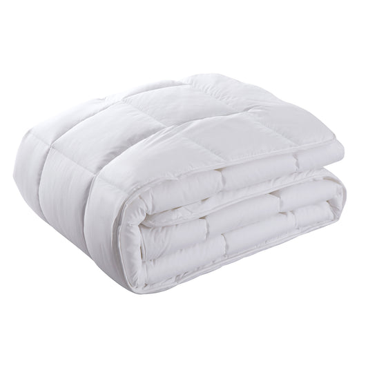 Royal Comfort 800GSM Silk Blend Quilt Duvet Ultra Warm Winter Weight  - King - White