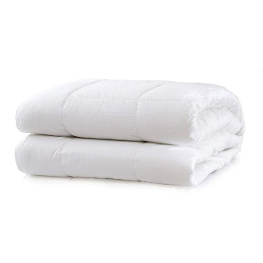 Royal Comfort Fitted Foam Cover Underlay Goose Mattress Topper 1000GSM - Double - White