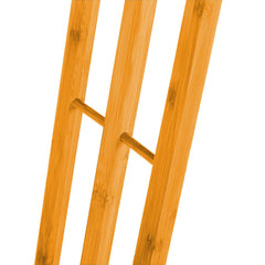 CARLA HOME Bamboo Towel Bar Holder Rack 3-Tier Free Standing for Bathroom. Towel Racks. Towel Rail Bathroom Accessory. Shower Hand Dish Towel. Towel Holder. Hand Towel Bar (Standard)