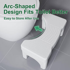 CARLA HOME Toilet Poop Stool Squat Adult for Easy Pooping for Bathroom Adults and Kids