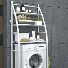 CARLA HOME 3-Tier Over Washing Machine Storage Rack for Laundry Room Space Saving, Towels, Detergent & Bathroom Essentials