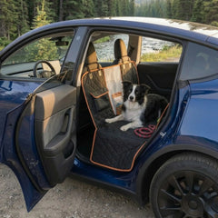 CARLA HOME Waterproof Dog Car Seat Cover Hammock - Black - Nylon - Dog Set Cover