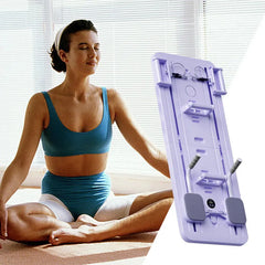 8-in-1 Multifunctional Fitness Board in Black for Core Strength and Abdominal Training - Pink