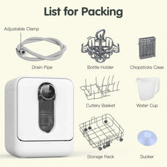 3-in-1 Baby Bottle Washer, Sterilizer & Dryer Combo in White