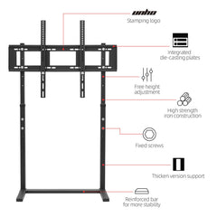 TV Stand Base Mount Bracket Swivel for 32-100 LED LCD