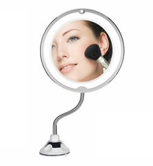 10X LED Magnifying Makeup Mirror 360° Rotation