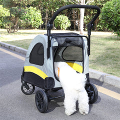 Dog Stroller Foldable Pet Travel Cart M Size