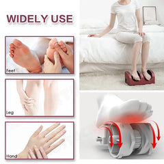 24W Electric Foot Massager with Infrared Therapy & Timer, AC