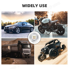 25Ft 3/16'' OD Steel Zinc Brake Line Tubing Kit 150MPa +32 Fittings