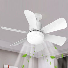16.5 Ceiling Fan with LED Light 3-Speed Remote Control