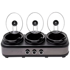 Westinghouse Slow Cooker Ceramic Pots 3 x 2.5L