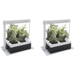 2 x Herb Lamp LED 4 Pot Grower 37 x 22 x 36cm