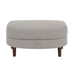 Accent Chair with Storage Ottoman