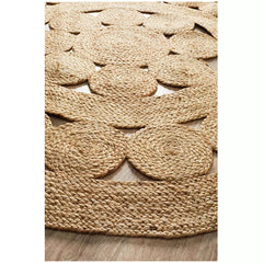 Atrium pilu natural rug 150 x 150cm