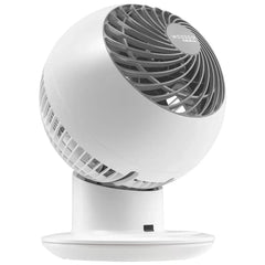White Globe Fan Circulator in Charcoal Grey with 32.8m² Coverage