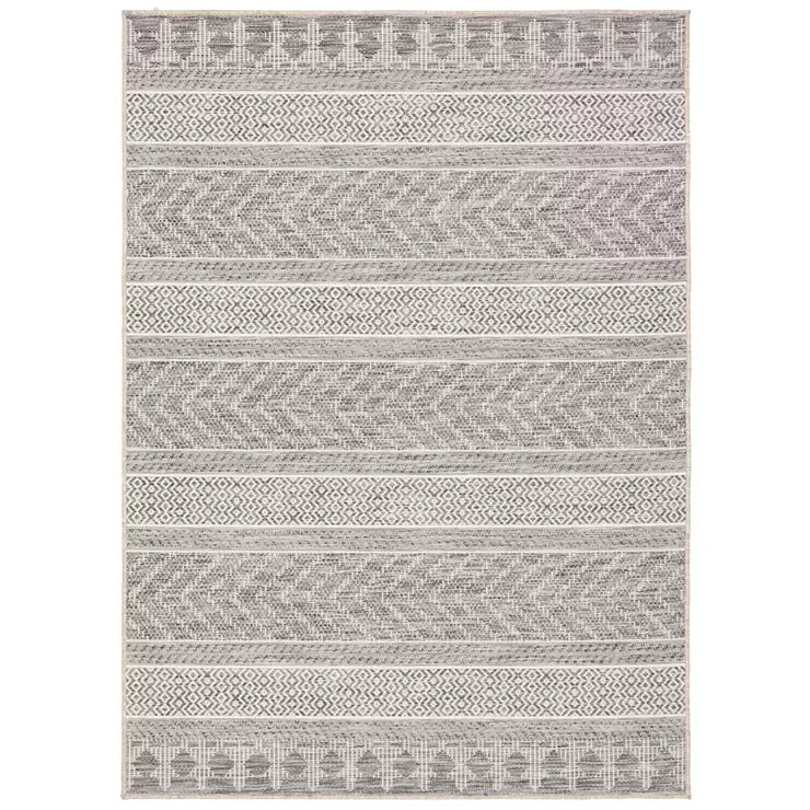Grey Terrace Rug 400 x 300cm for Indoor and Outdoor Use