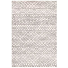 Oasis Silver Rug 330 x 240cm - Bohemian Style, Polypropylene Material