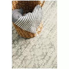 Mirage Silver Rug 400 x 300cm - Transitional Moroccan Style