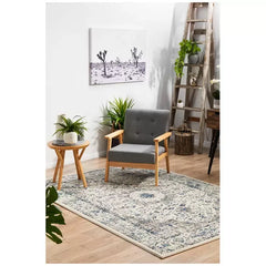 Evoke 251 White Indoor Rug 400 x 300cm - Soft Material for Home Use